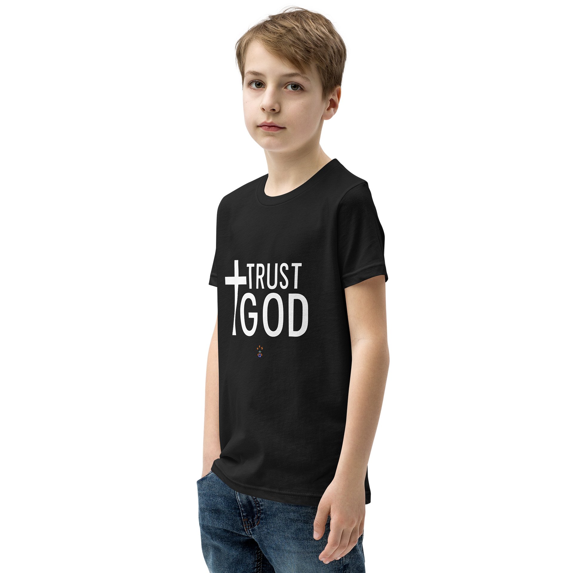Kids - Trust God with Cross T-shirt product image (6)