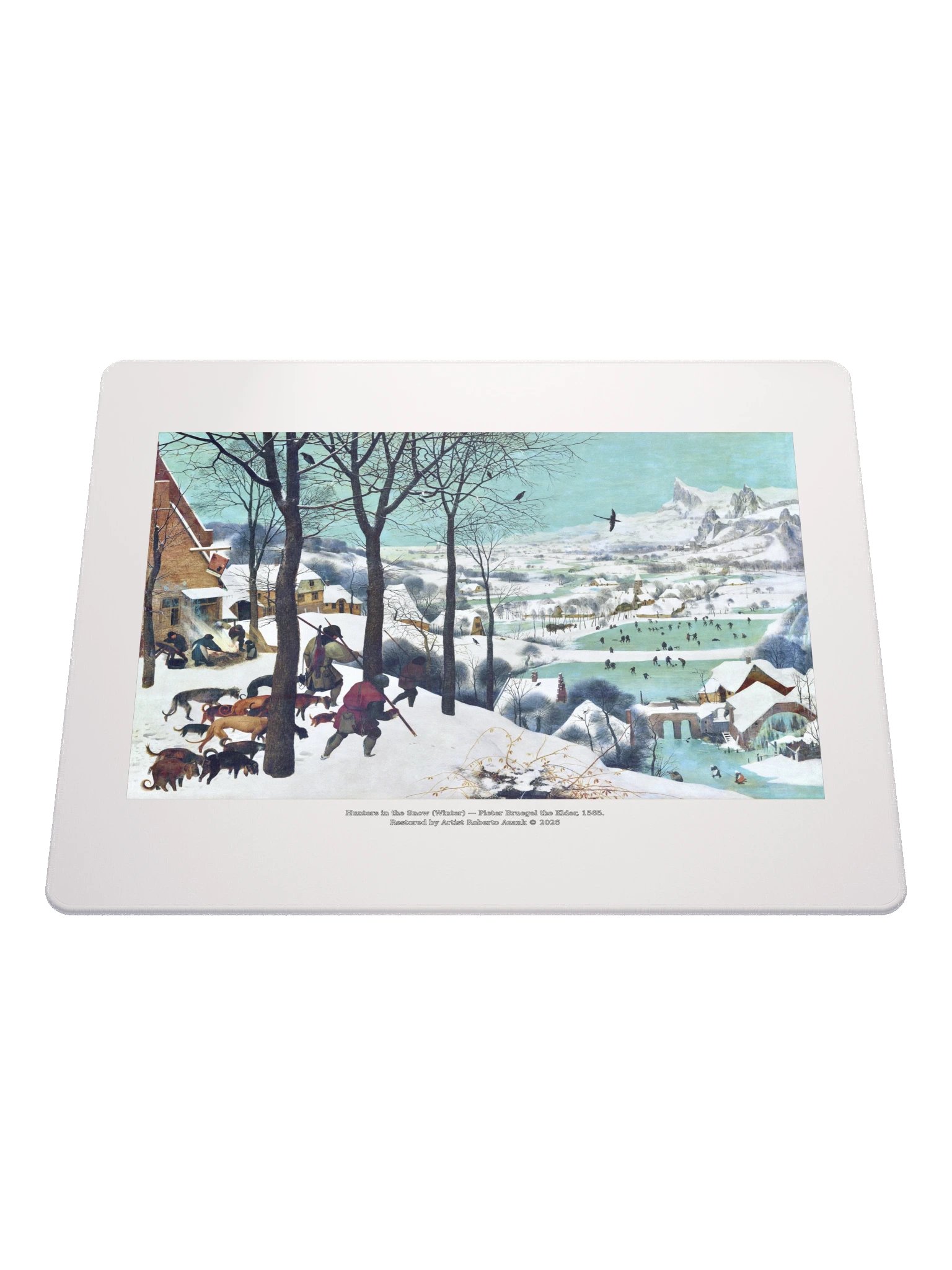 Hunters in the Snow (Winter) — Mouse Pad product image (1)