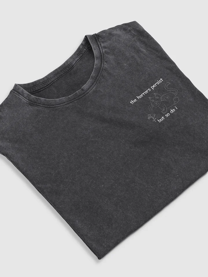 Atari's The Horrors Persist, But So Do I. Embroidered Tee (Side Chest) product image (2)