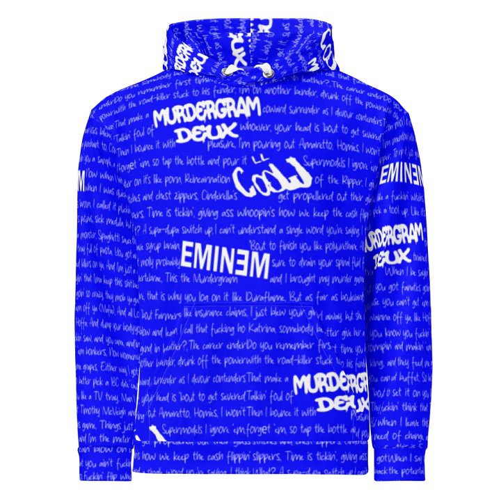 Murdergram Deux - LL Cool J ft. Eminem - BLUE - Unisex Hoodie product image (2)