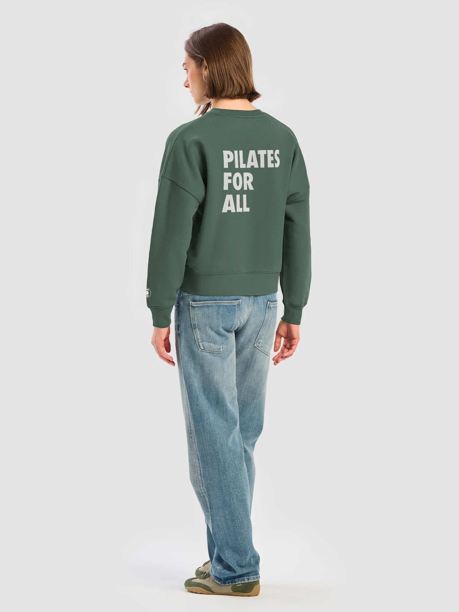 Green Crewneck Sweatshirt Pilates for All product image (6)