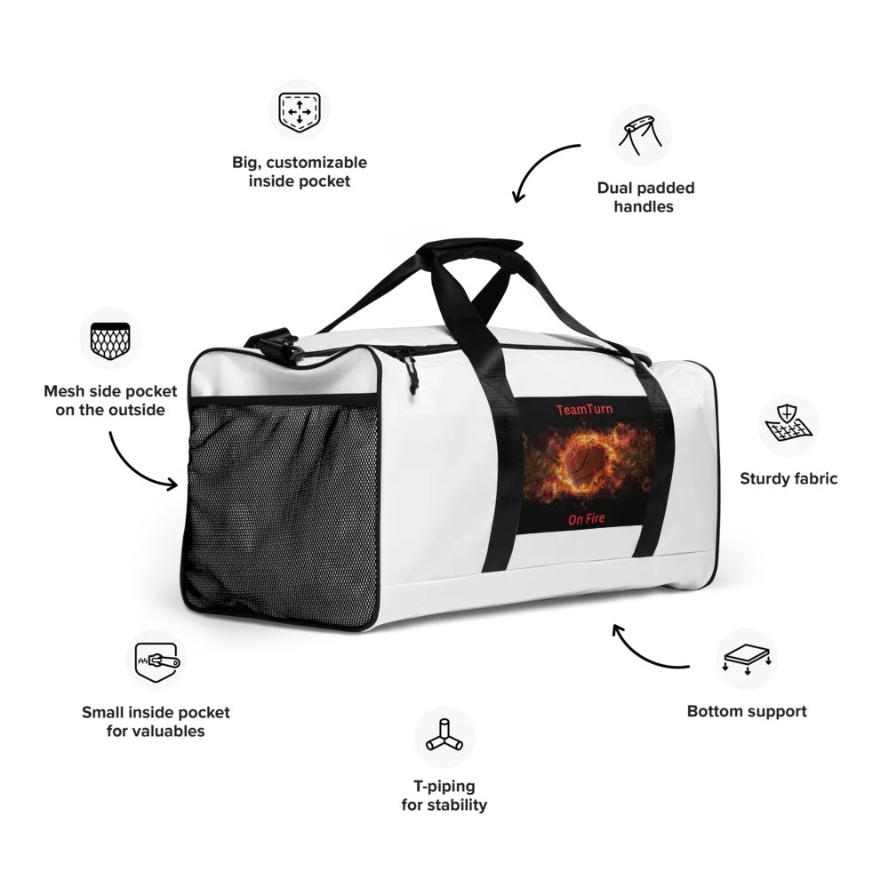Flame Dunk All-Over Duffle Bag product image (10)