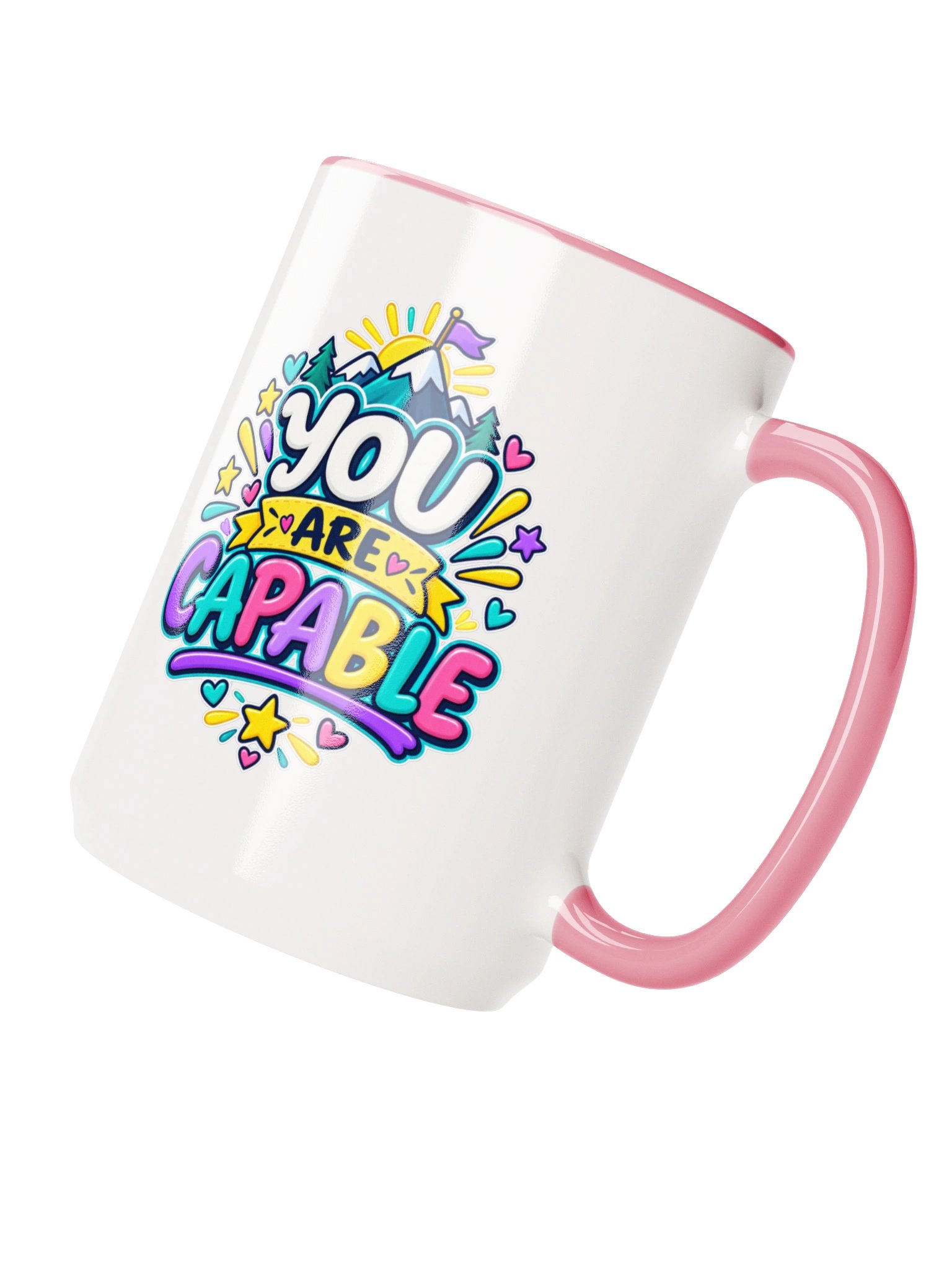 15 oz. Inspirational Mug - You Are Capable product image (3)