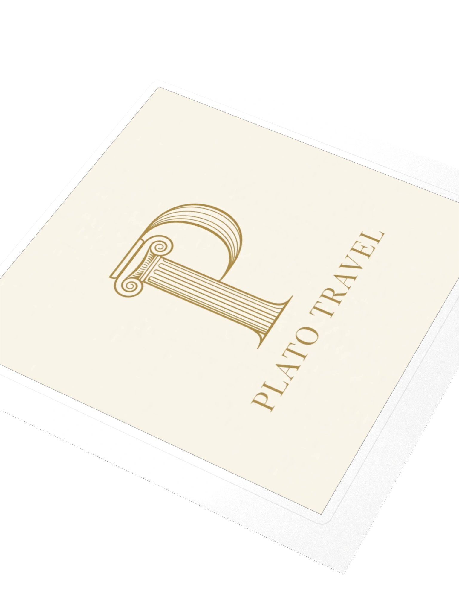 Plato Travel Emblem Sticker product image (3)