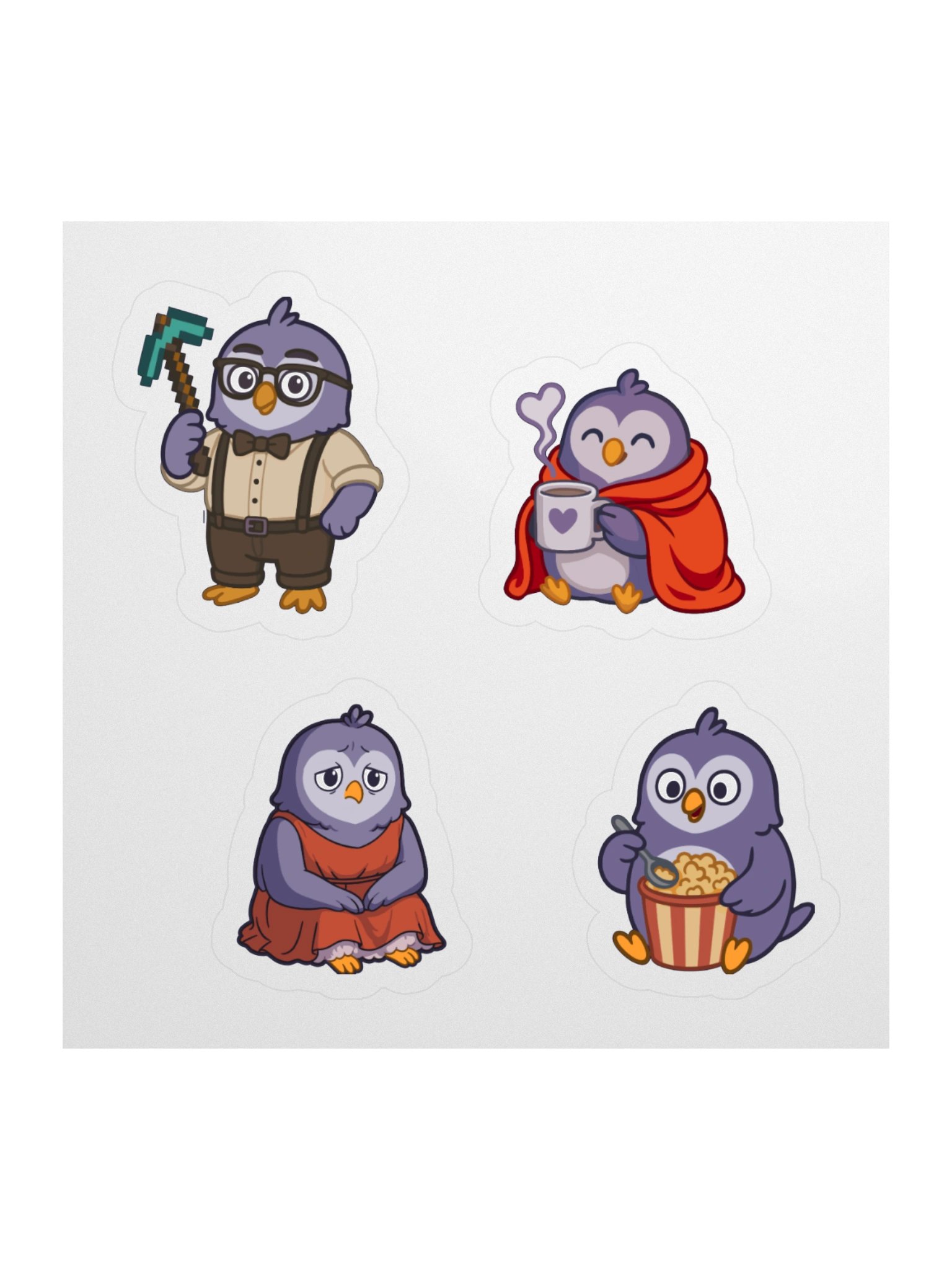 Iain The Owl Sticker Pack product image (2)