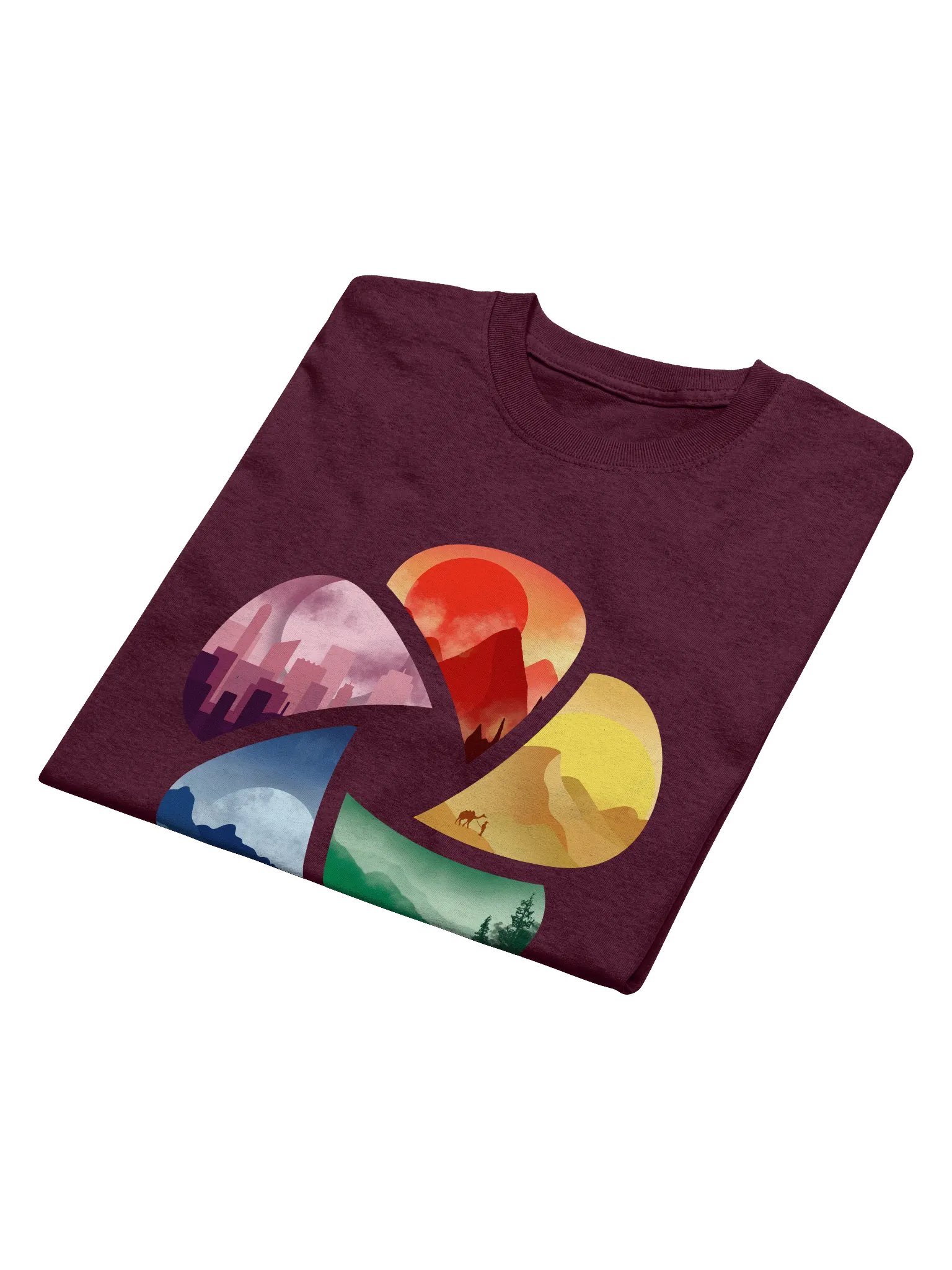 Landscape Front Heavyweight T-Shirt product image (4)