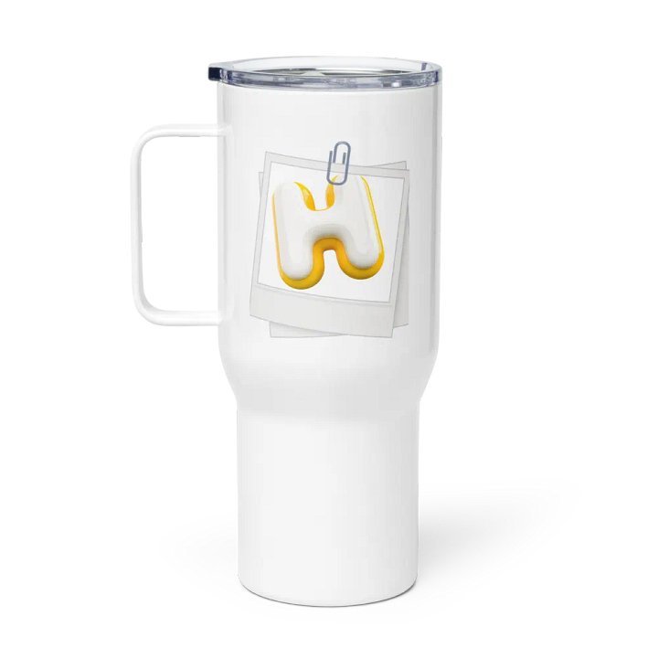 Glossy H Photo Frame Travel Mug product image (1)