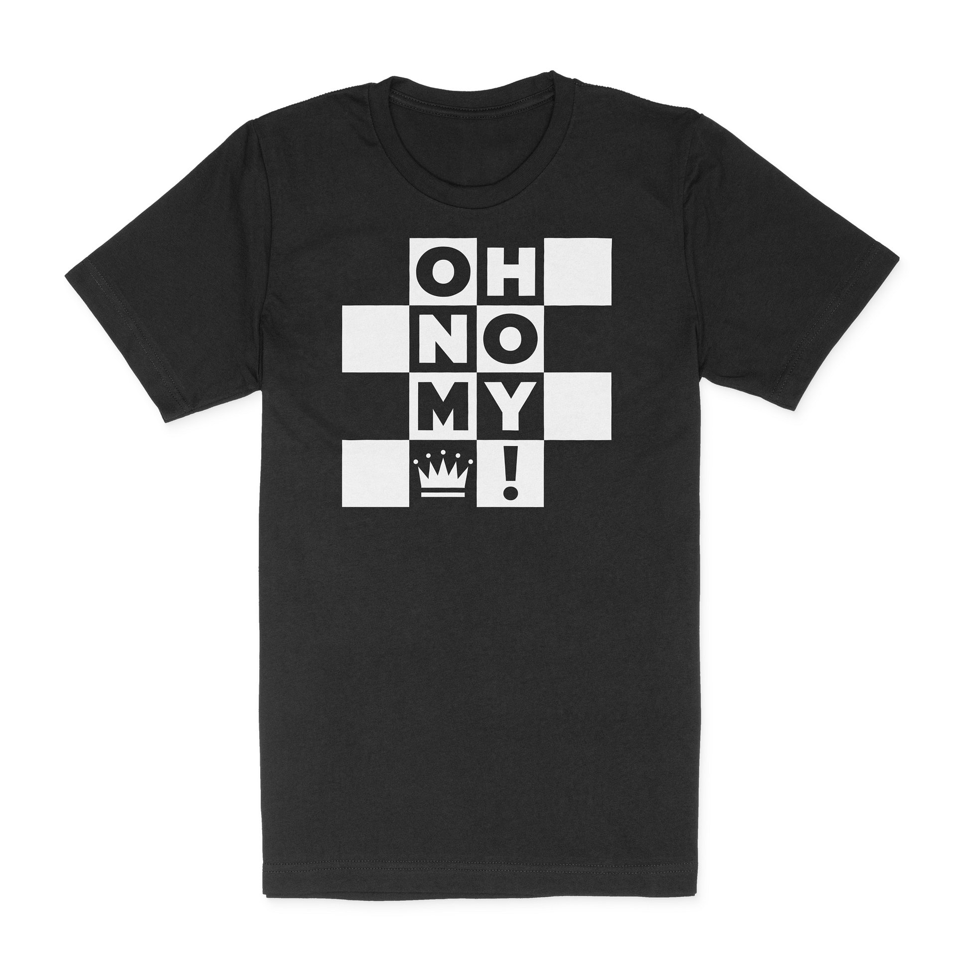Oh No! My Queen! Chessboard T-Shirt | Eric Rosen
