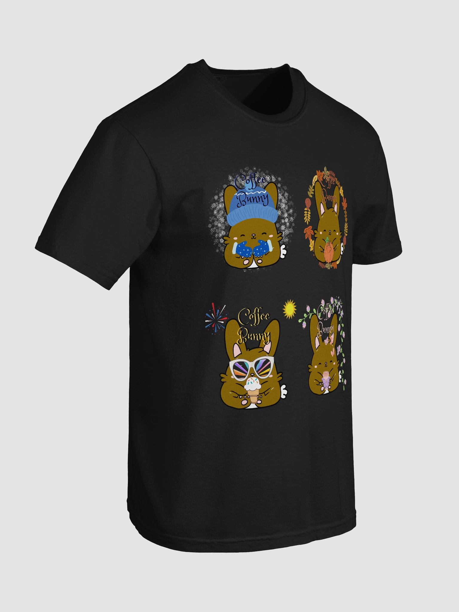Coffee Bunny four seasons Tee product image (74)