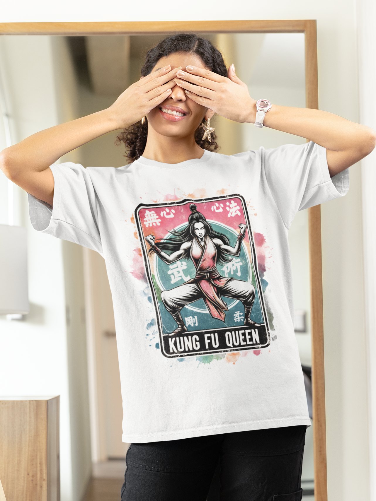 Kung Fu Queen Modern Softstyle Tee product image (2)