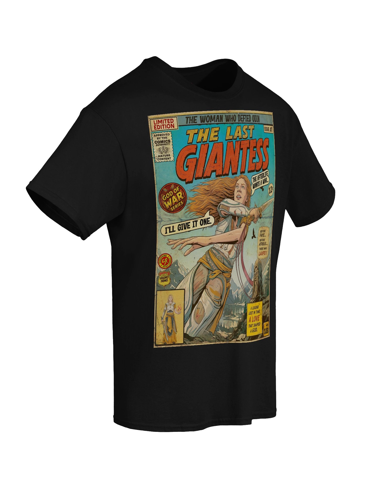 The Last Giantess Comic Art Gaming T-Shirt product image (6)