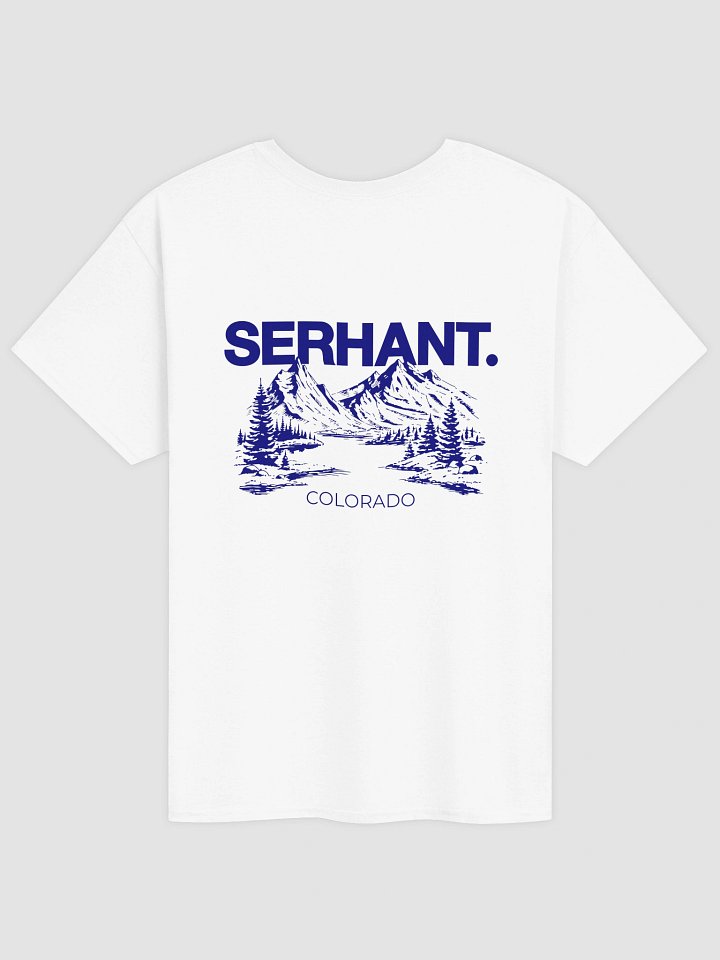 SERHANT. Colorado Mountains White T-Shirt product image (1)