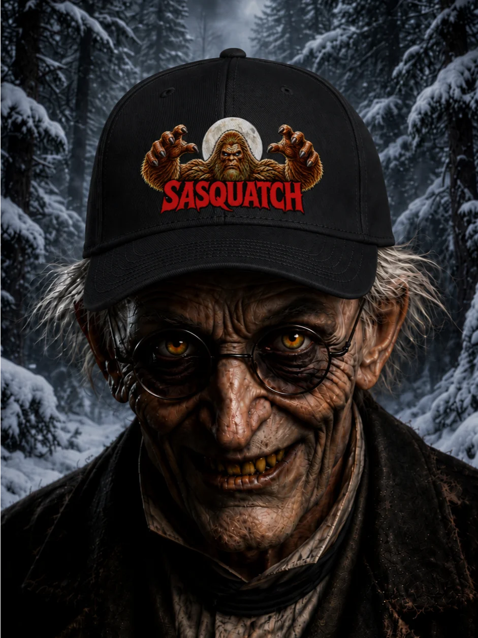 Sasquatch Cap — Forest Legend - Black product image (6)