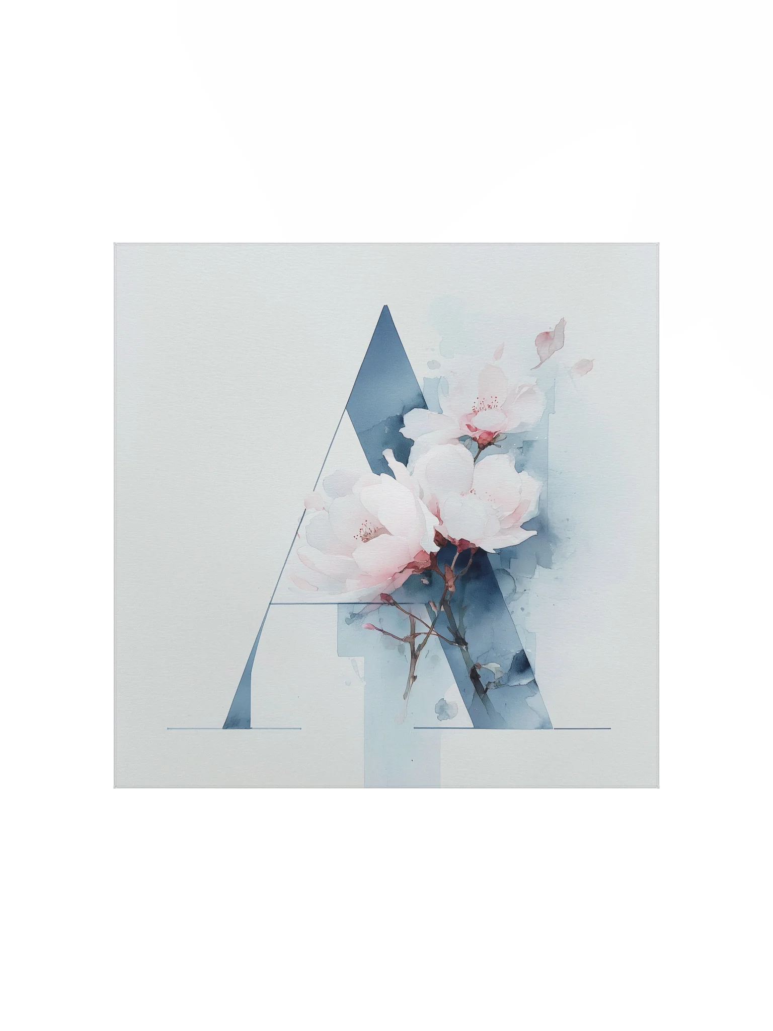 Powder Blue: Blush Floral 'A' product image (1)