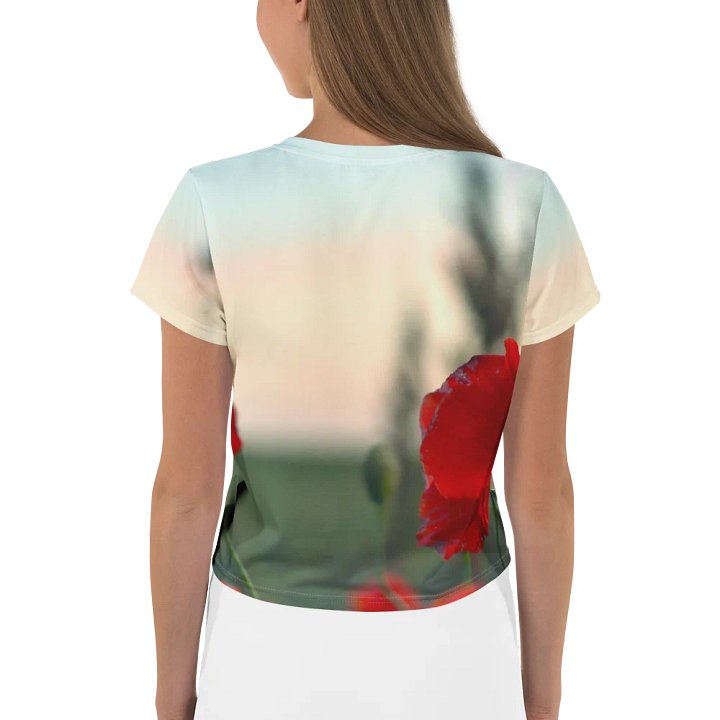Crop top - Poppies in the wind product image (2)