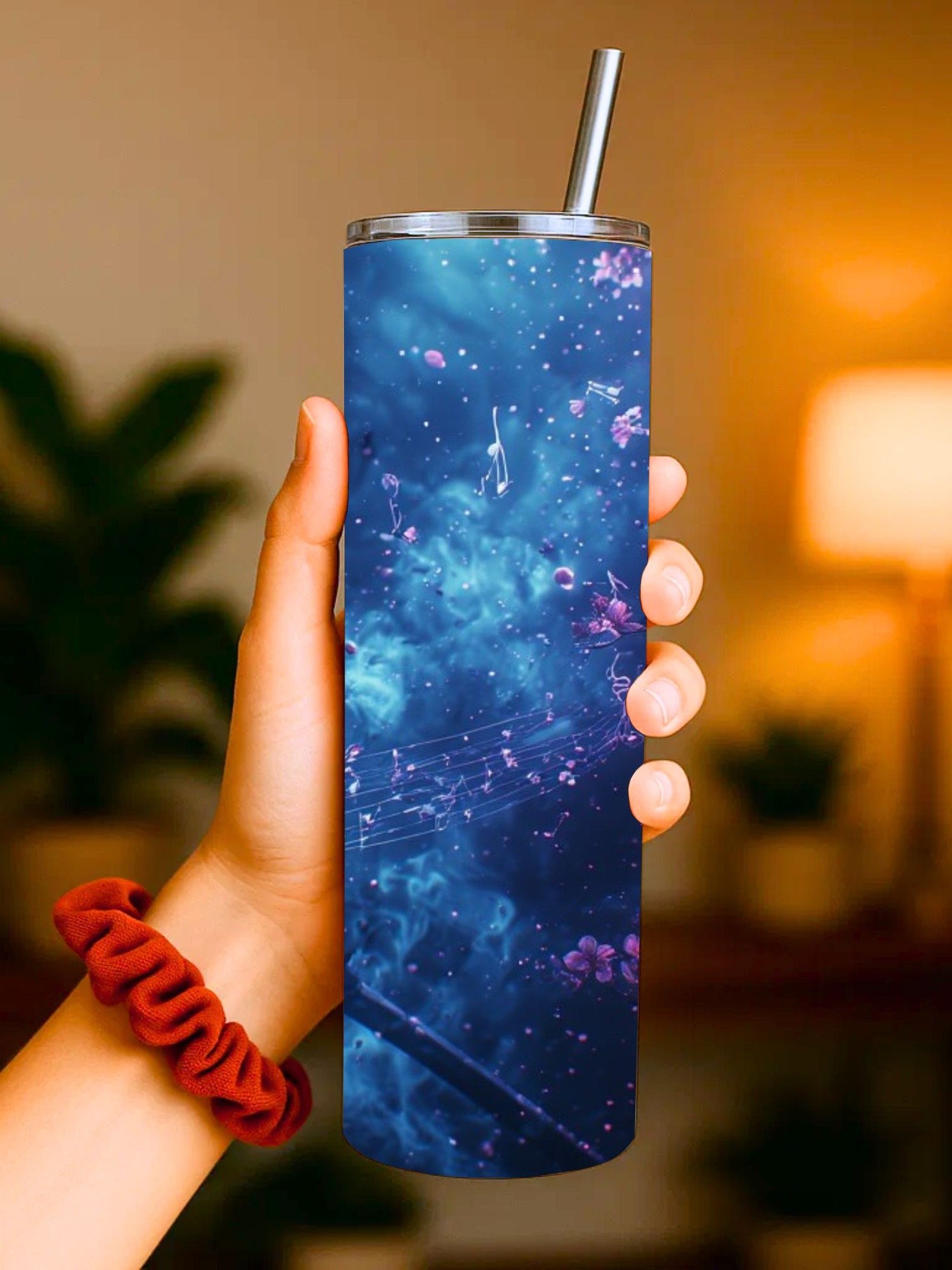 Cosmic Cherry Blossom Music Katana 20oz Tumbler product image (4)