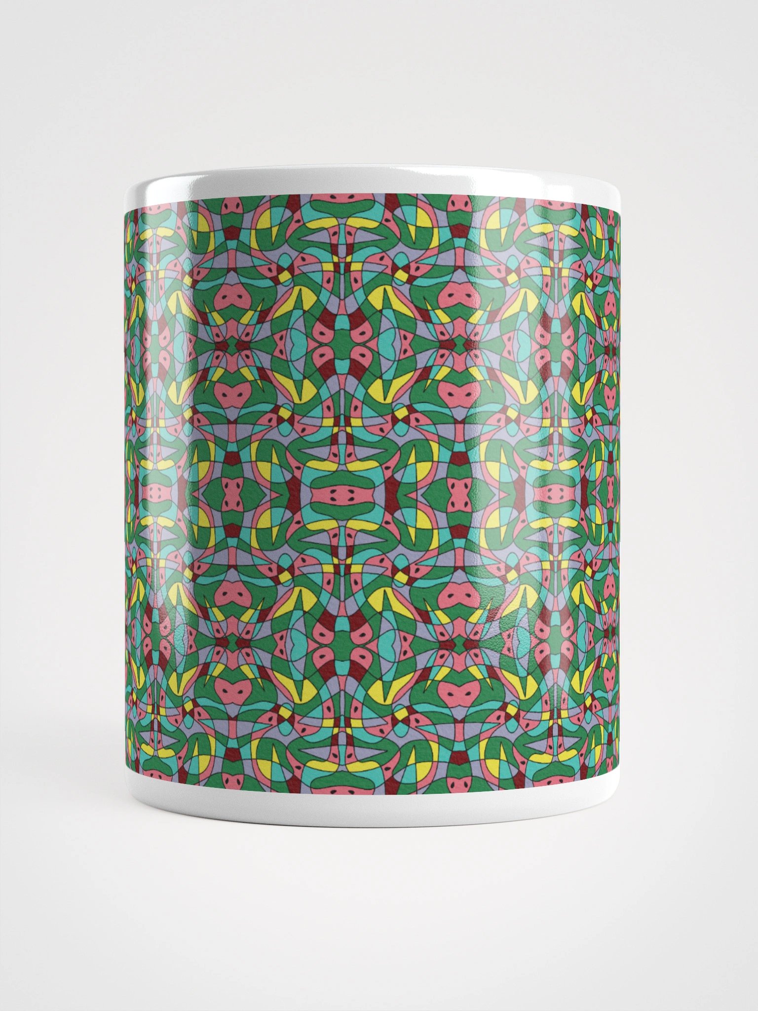 Watermelon Bloom – Glossy Ceramic Mug product image (6)