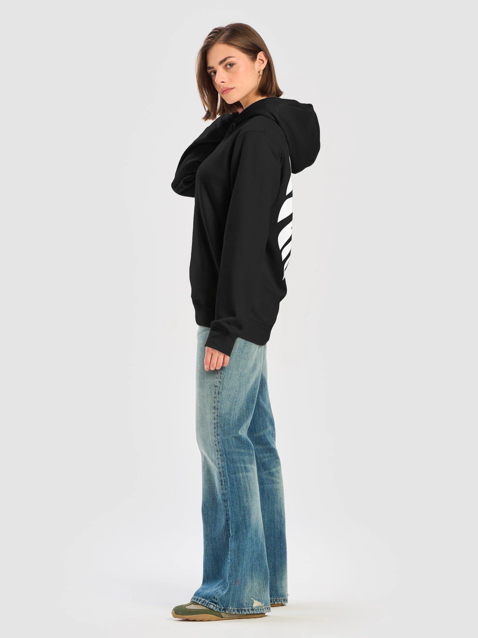 Monstera Leaf Graphic Comfort Hoodie product image (3)