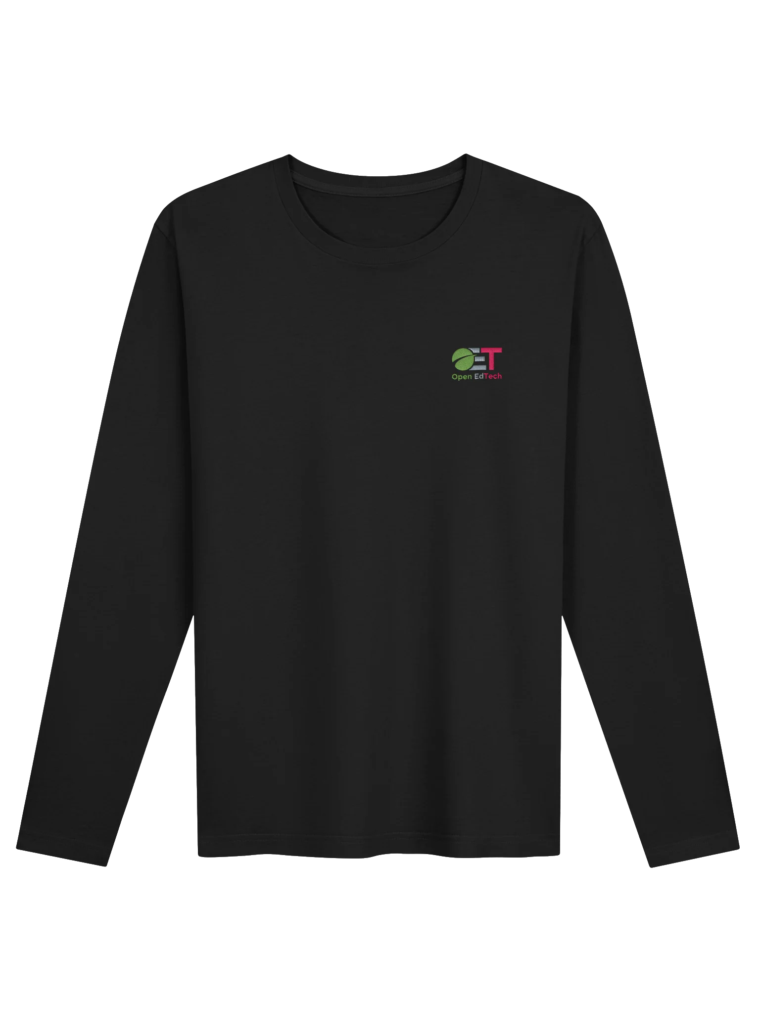 Open EdTech Embroidered Long Sleeve Shirt product image (1)