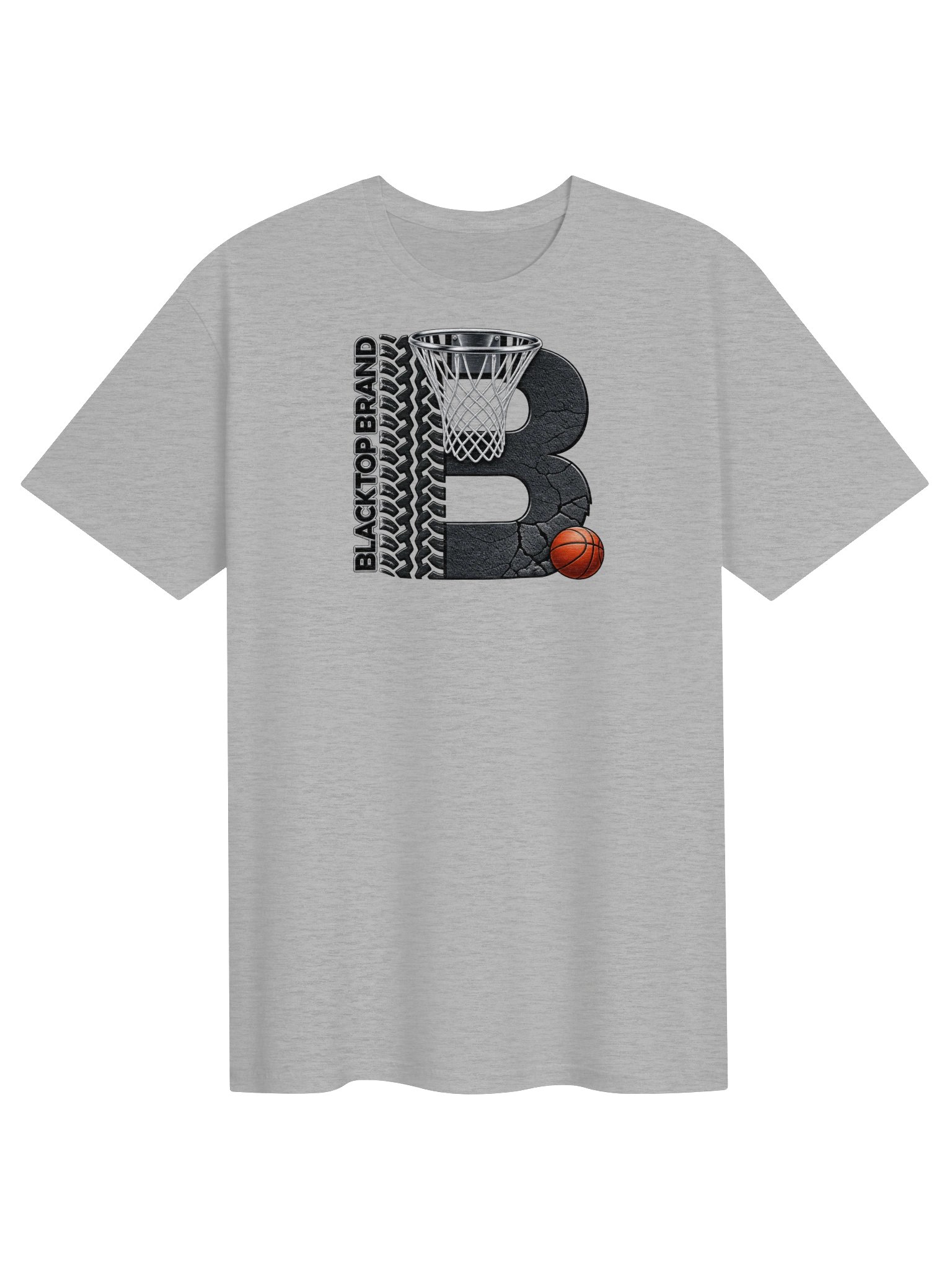 Blacktop Brand Basketball Logo Tee product image (1)