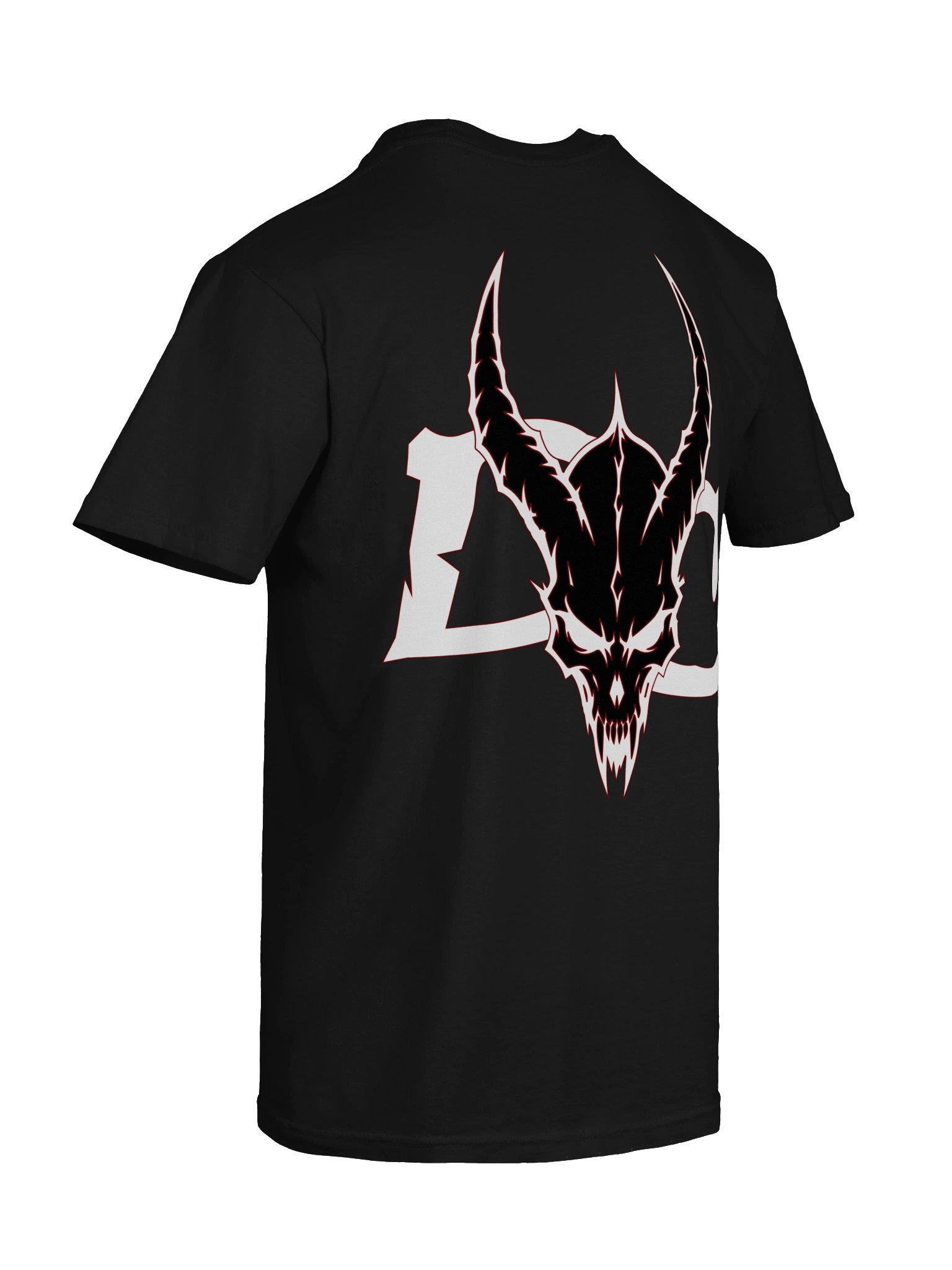 Diabolic Horned Skull Graphic Tee product image (150)