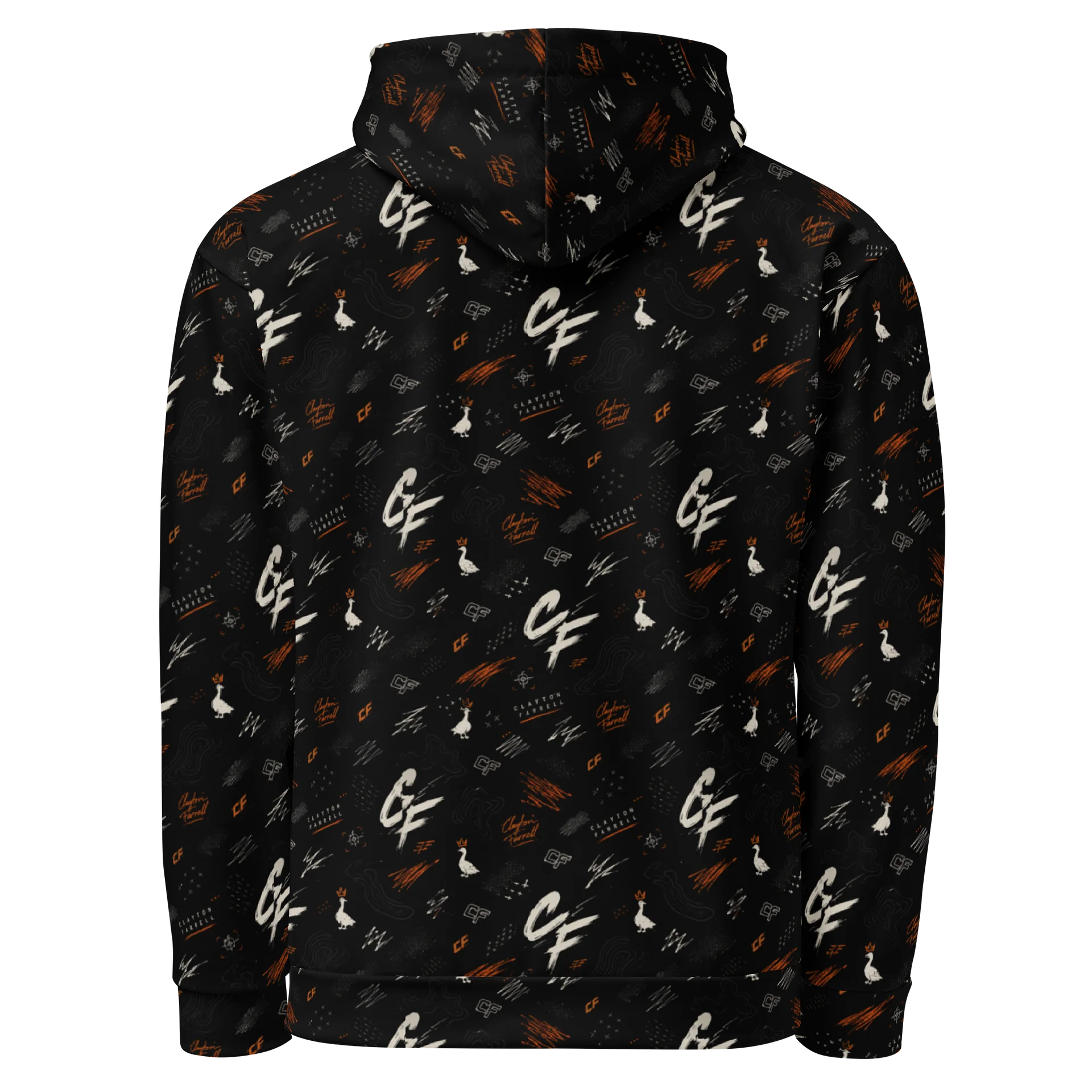 CF Pattern All-Over Print Hoodie product image (2)
