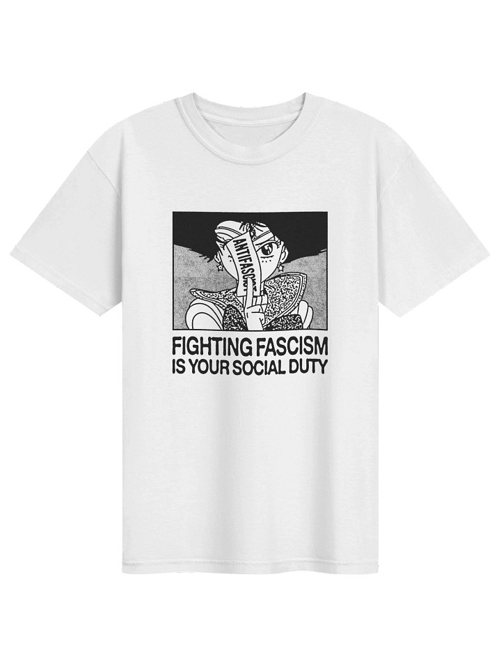 FIGHTING ! T-shirt. white vers. product image (1)