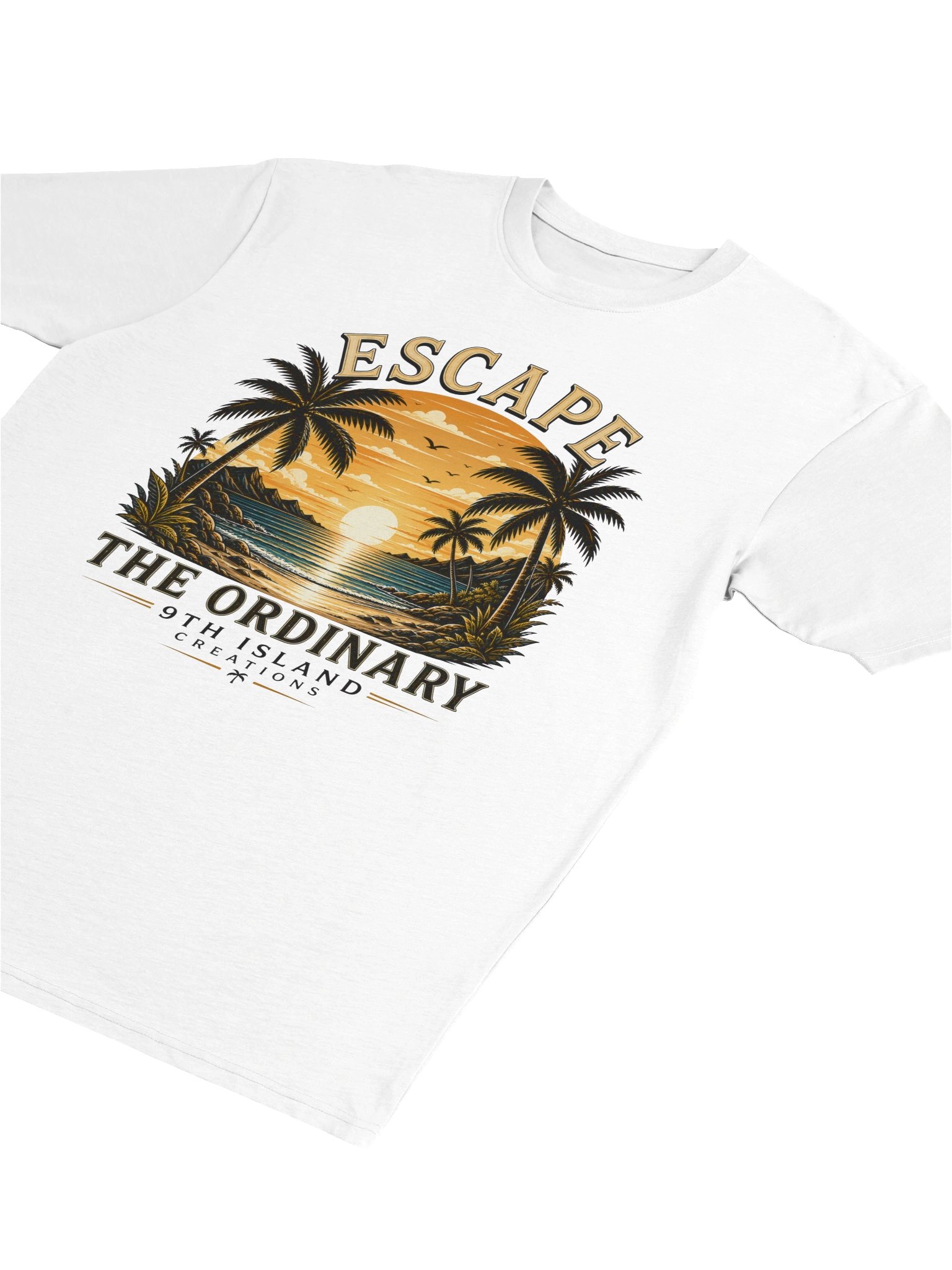 Escape the Ordinary — Sunset Palm Heavyweight Tee product image (49)
