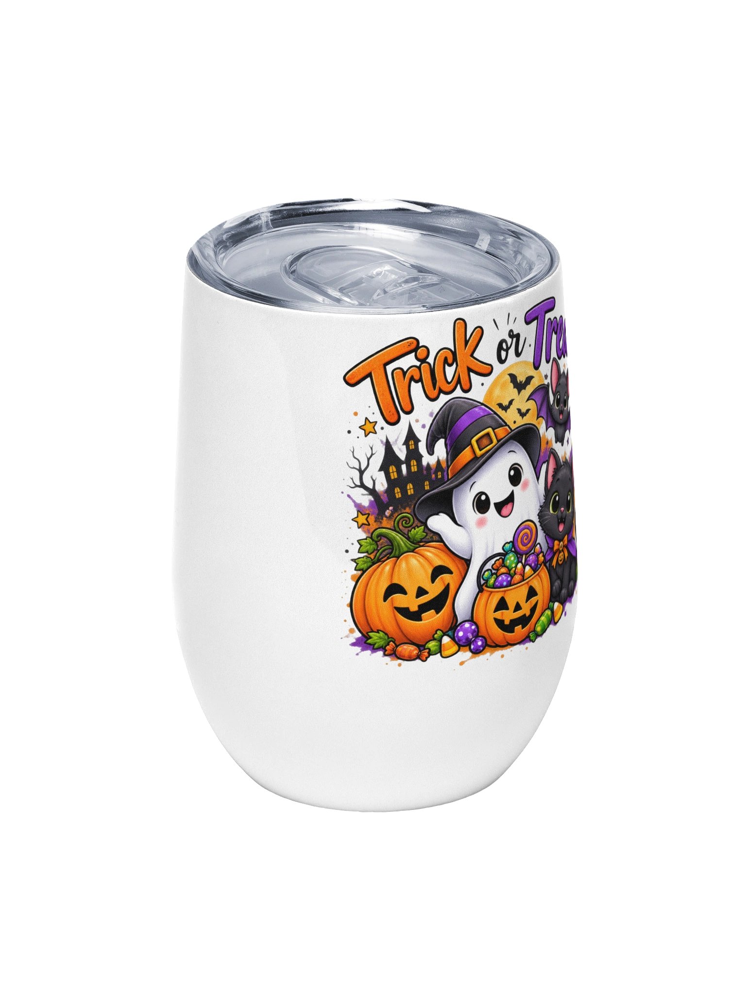 Trick or Treat Wine Tumbler product image (2)