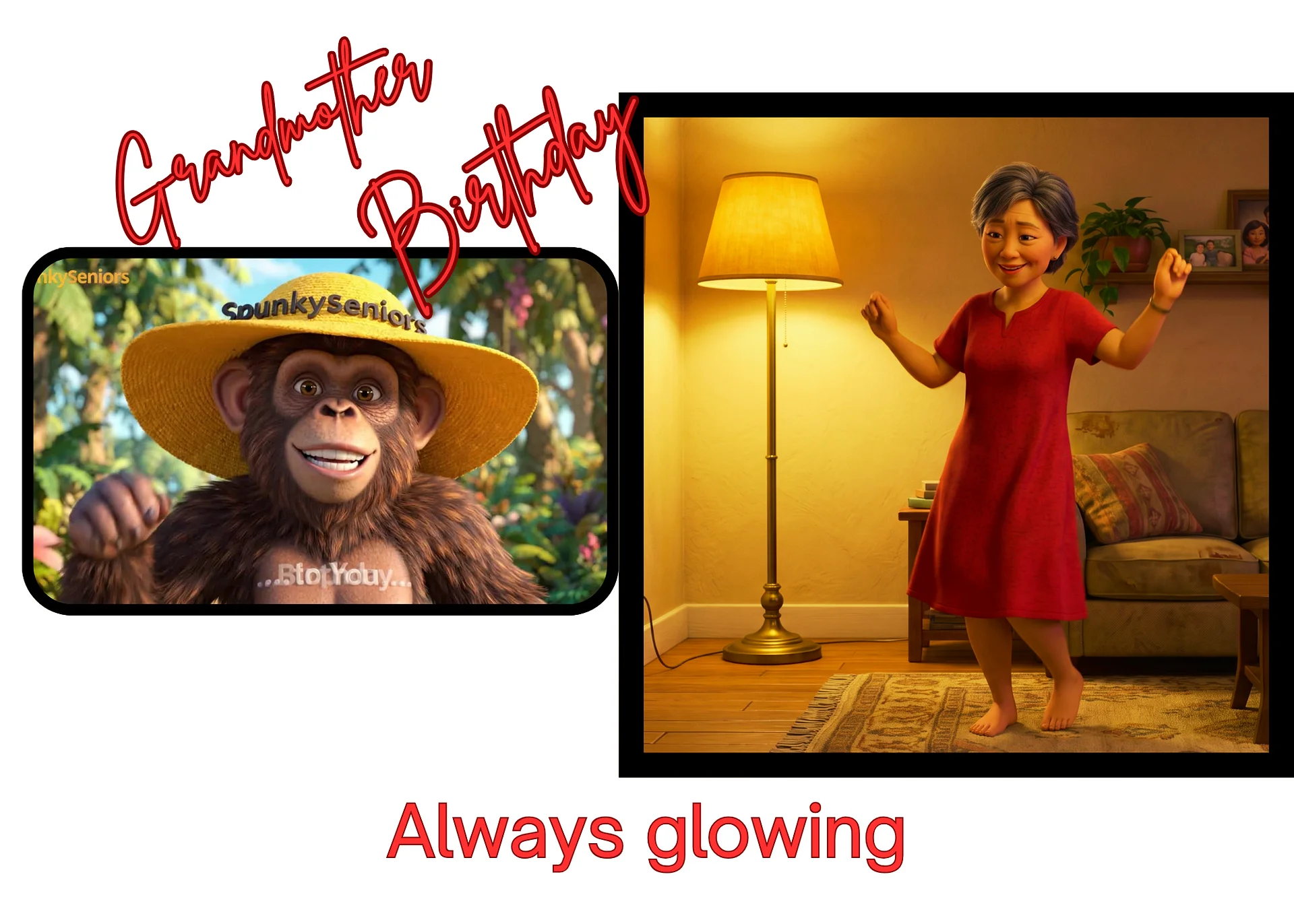 Always Glowing: Grandma Birthday product image (1)