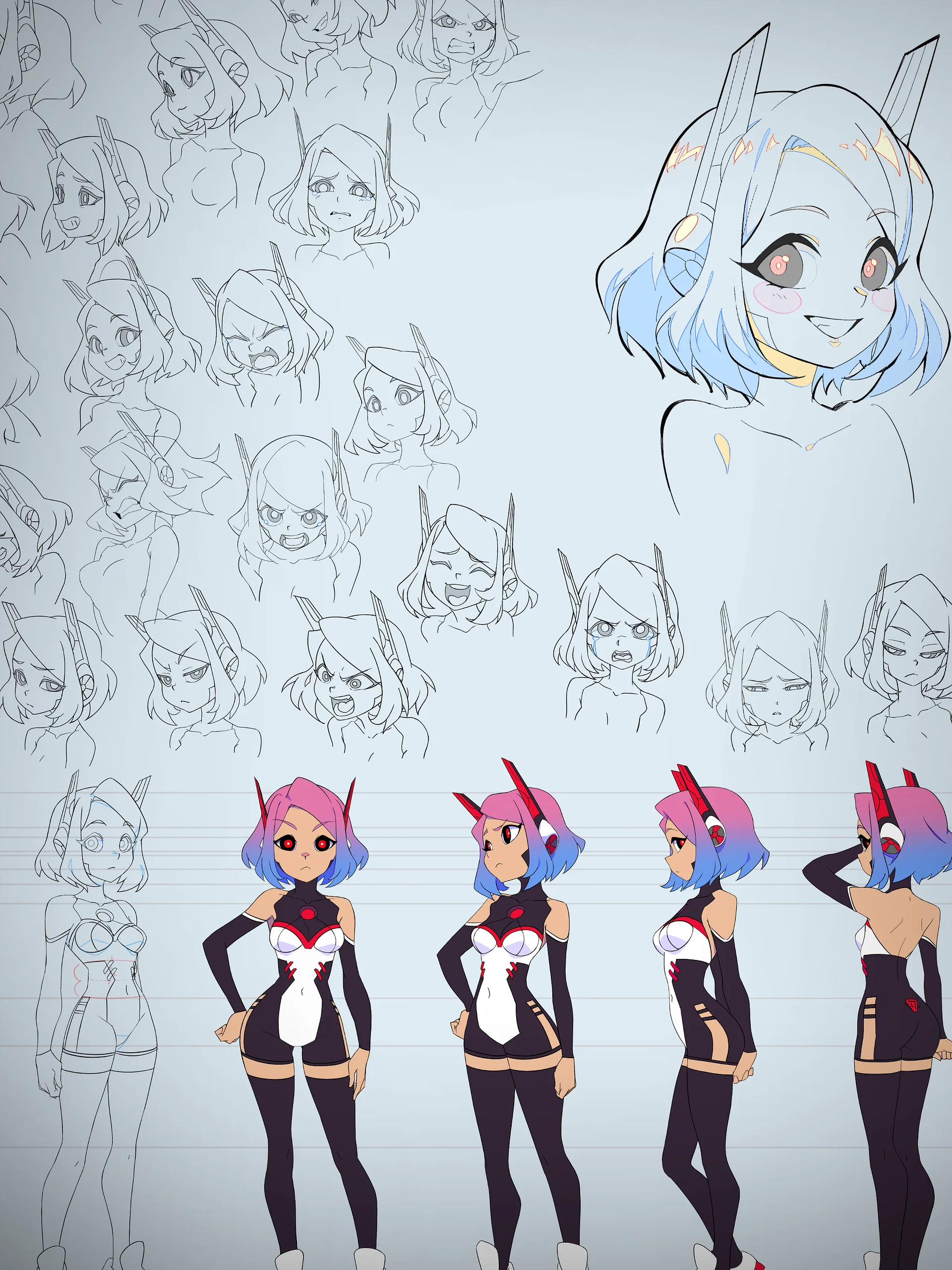 Xeraphine Official Character Sheet Poster product image (2)