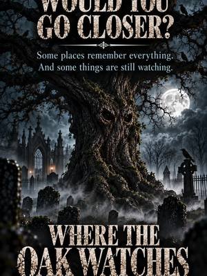 Some places remember everything. And some things are still watching. Would you walk closer? Discover WHERE THE OAK WATCHES by Richard St. Andrew. https://richardstandrewbooks.com #WhereTheOakWatches #HorrorTok #BookTok #SupernaturalHorror #IndieAuthor