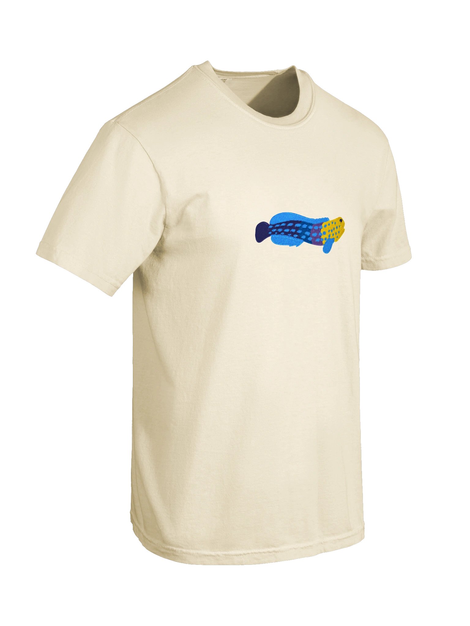 Blue Spotted Jawfish Embroidered Shirt | Reef Aquarium Fish Embroidery Tee | Saltwater Marine Fish Apparel product image (10)