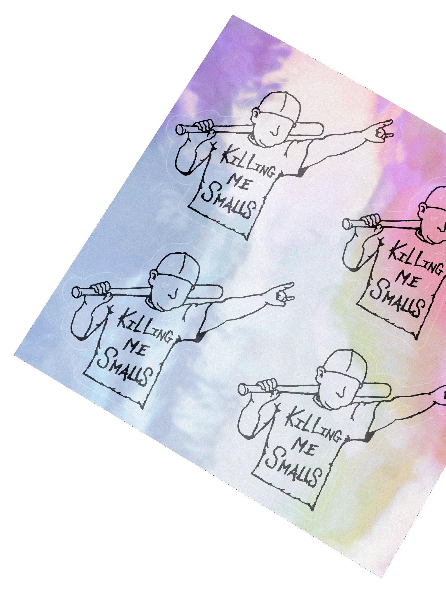 "Called Shot" Holographic Sticker Sheet product image (2)