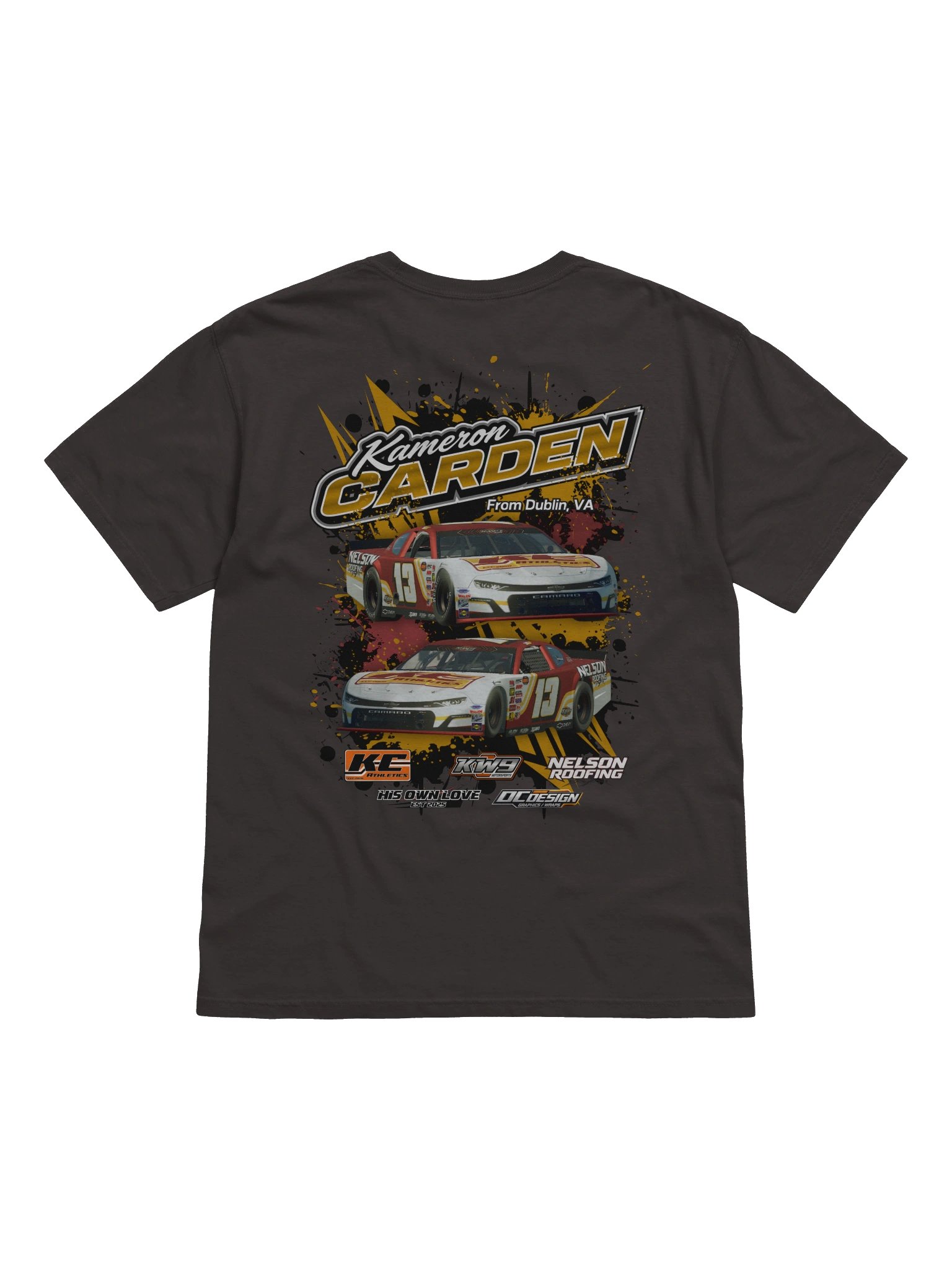 Kameron Carden #13 Late Model T-Shirt product image (5)