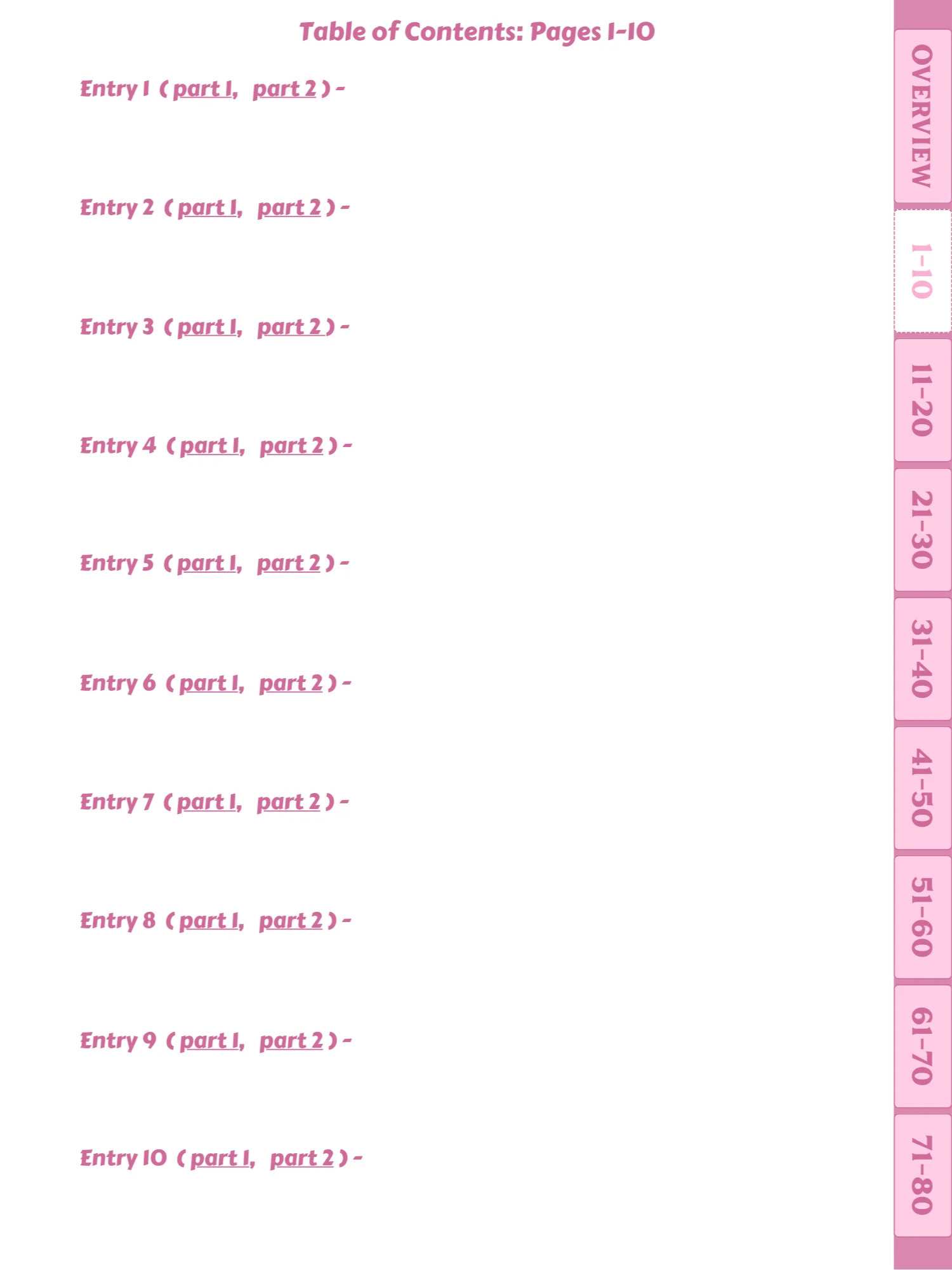 Pastel Pink Digital Writing Practice Journal product image (3)
