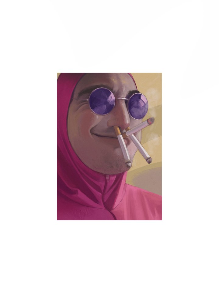 Pink Guy Color Study Print product image (2)