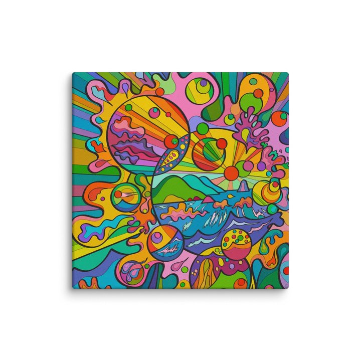 Blank Canvas: Unleash Your Creativity - Bright Sea Bubbles product image (1)
