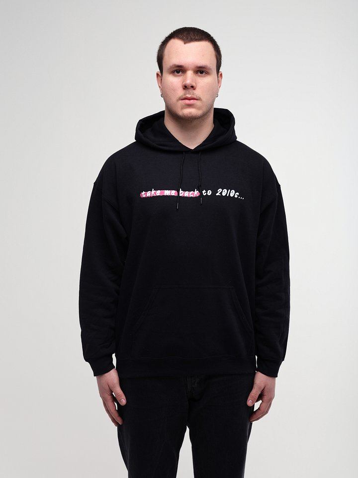 take Me Back To 2010s Unisex Hoodie (Black) product image (1)