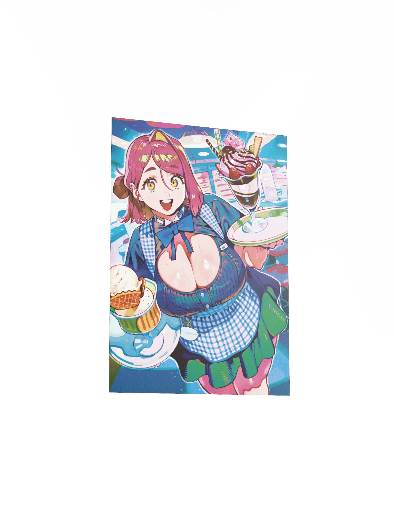 Excited Ice Cream Girl Print product image (3)
