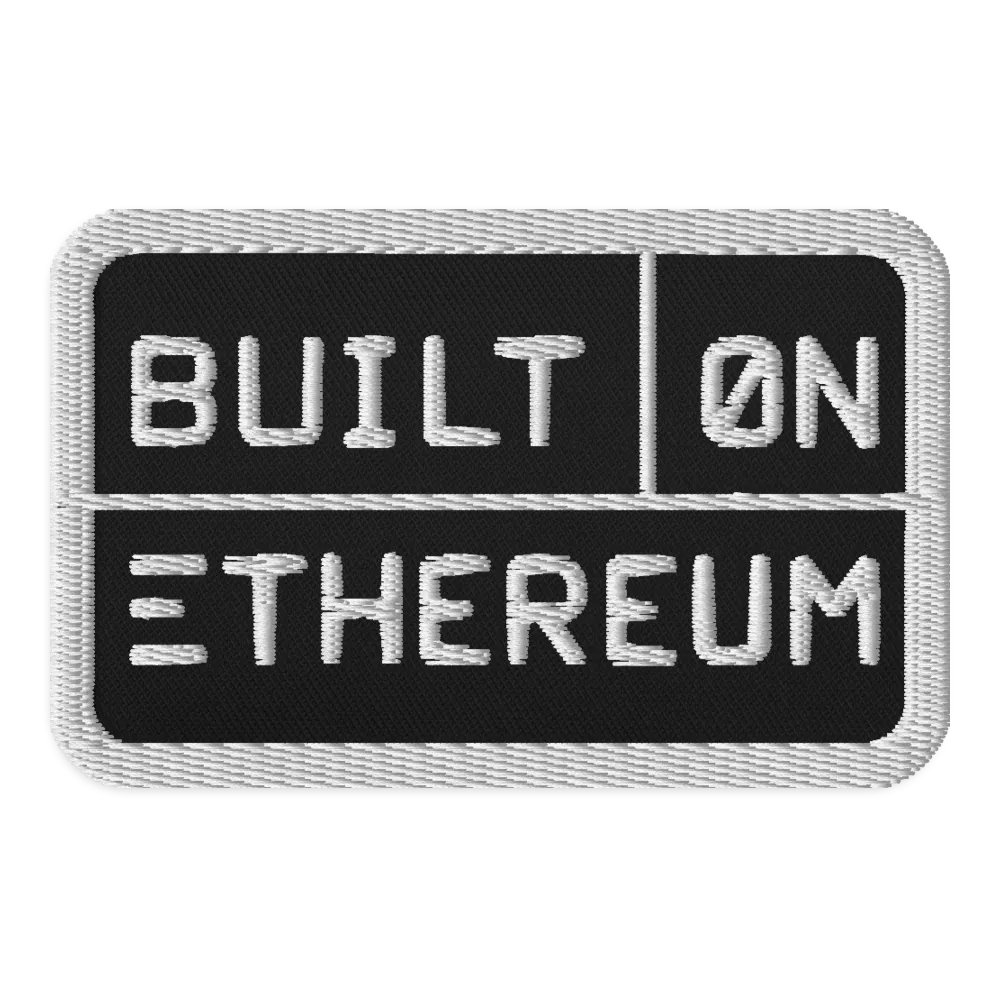 Built on Ethereum patch product image (1)