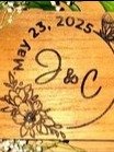 Engraved Wooden Wedding Keepsake Box: Rustic Personalized Memory Box product image (3)