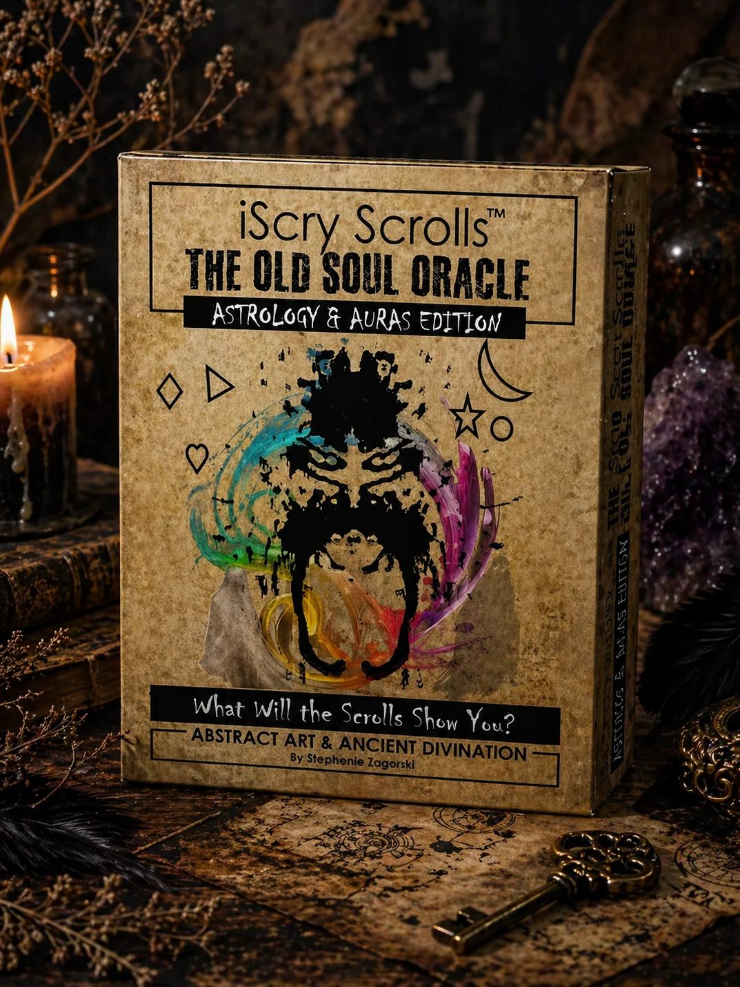 iScry Scrolls | Old Souls Oracle Deck | Astrology & Auras | 62 Cards product image (3)