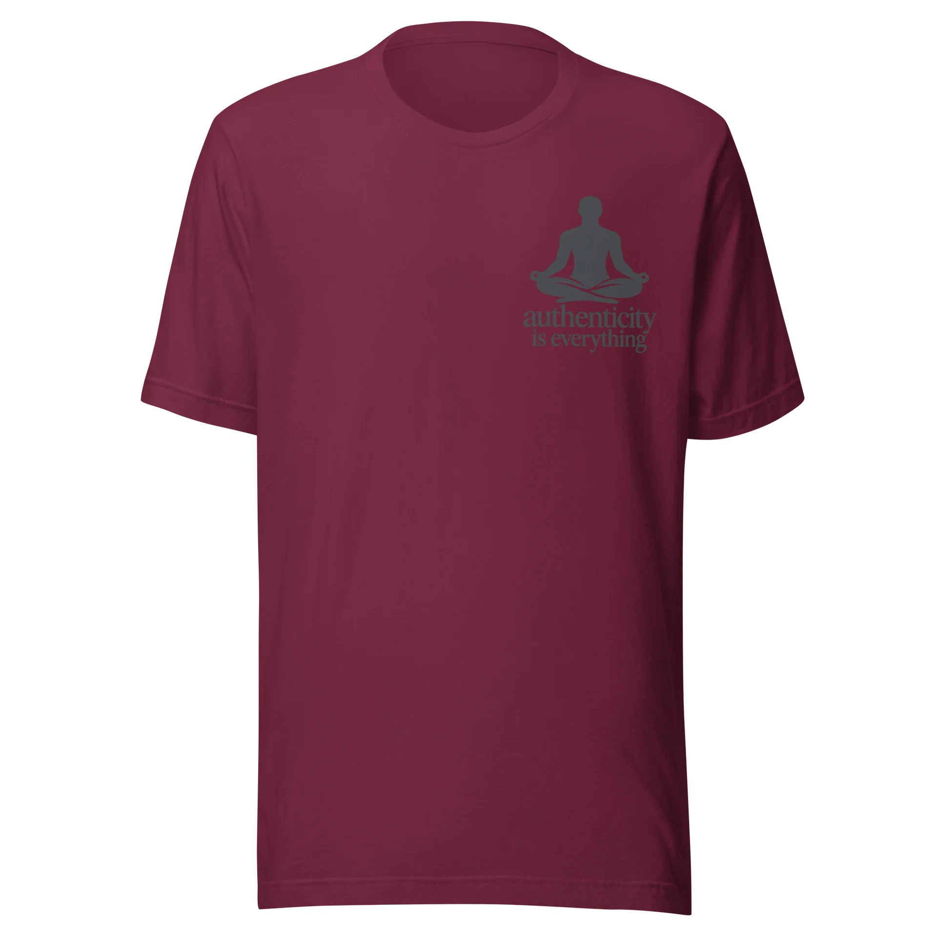 Authenticity Meditstion logo tshirt product image (1)