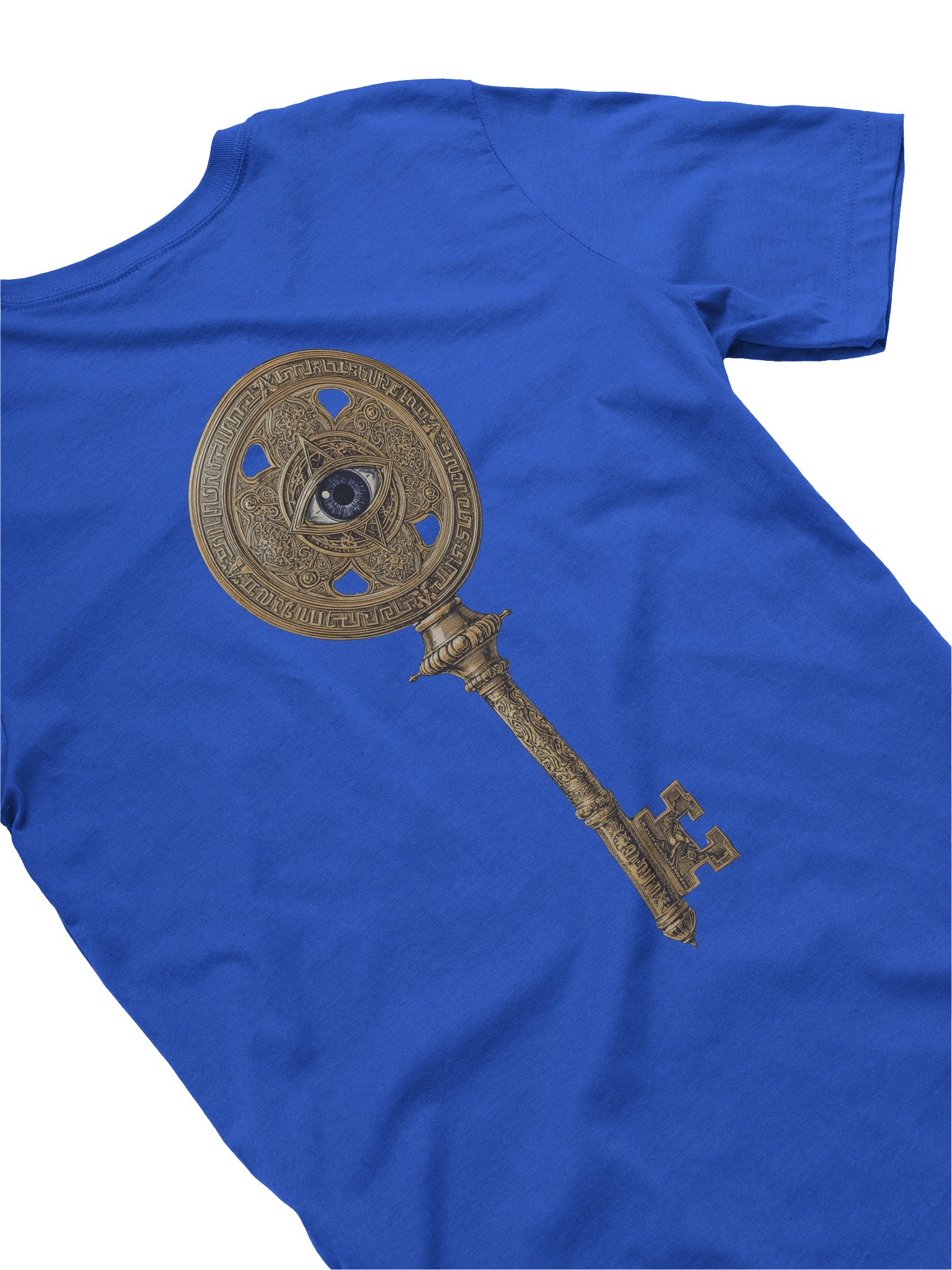 The Gatekeeper’s Key Classic T-Shirt – Front & Back Print | True Royal | Bella+Canvas 3001 product image (4)