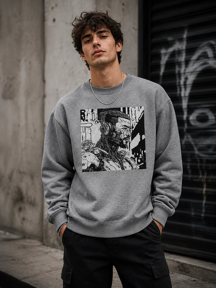 Cyber Serenity Crewneck - Crewneck Sweatshirt product image (2)