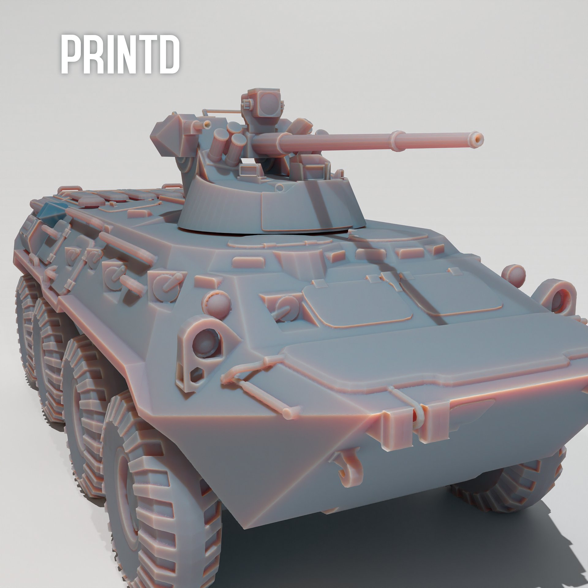BTR-80/82 War Vehicle - Modern Warfare Wargame Hobby Resin Scale Models product image (1)
