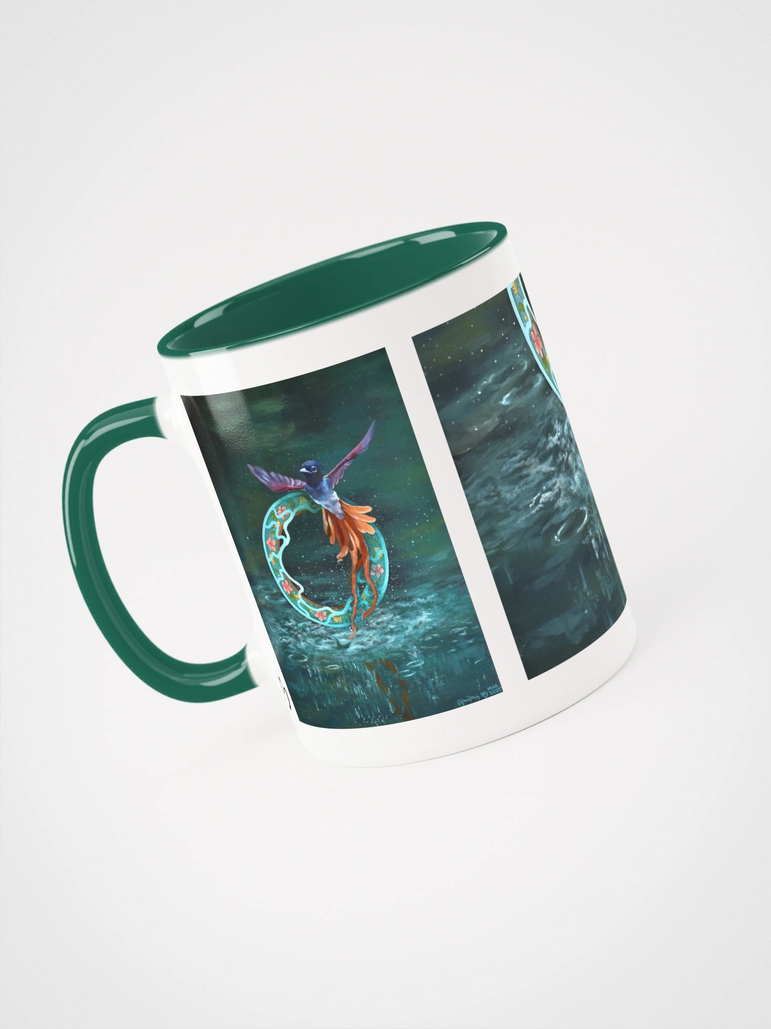 "Float/Flight (Yin/Yang)" - Ceramic Mug product image (6)