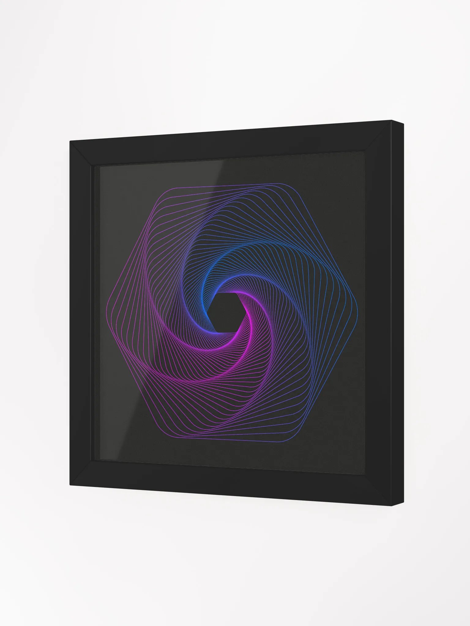 Geometric Hexagon Framed Poster product image (5)