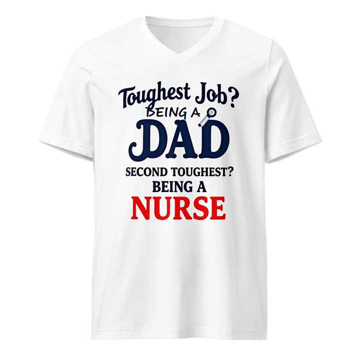 Dad vs Nurse V-Neck Tee product image (1)